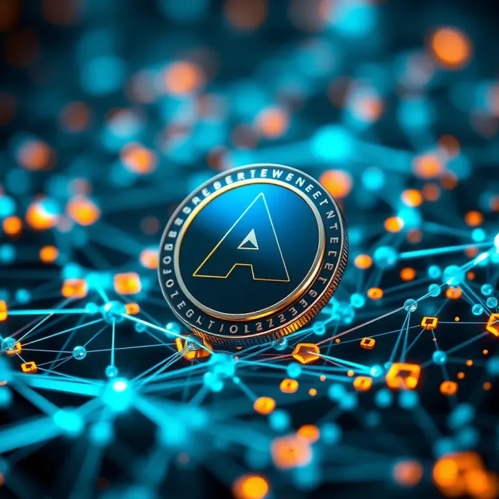 Underlying Blockchain Technology of Ace Coin Digital representation of blockchain network technology supporting Ace Coin