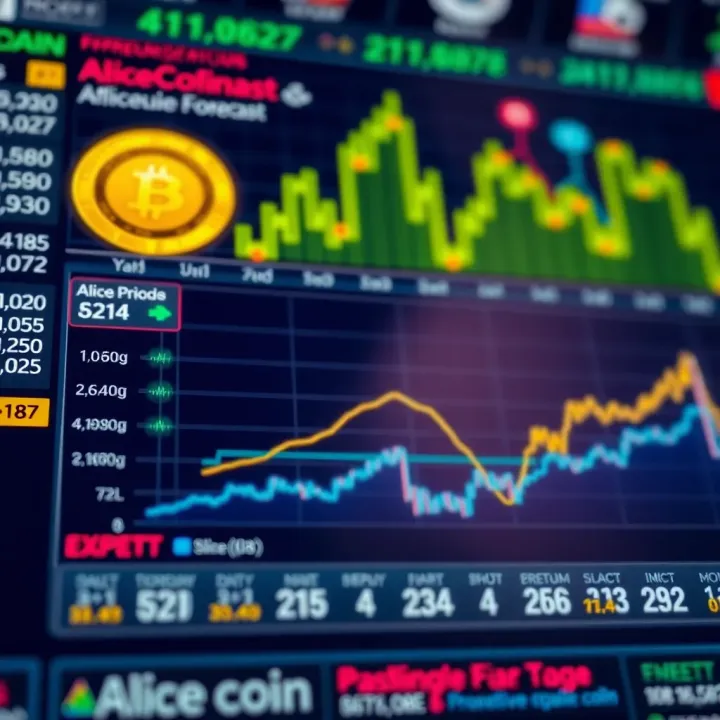 Expert Forecast and Influencing Factors for Alice Coin Chart illustrating expert forecast predictions and key factors affecting Alice Coin's future value