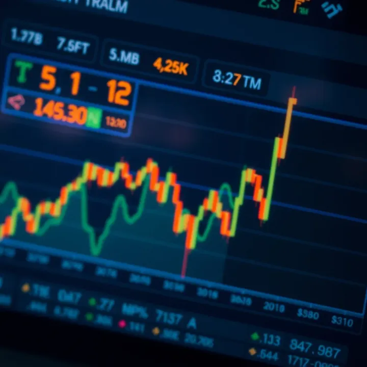 Graph showing Arbitrum price fluctuations and market trends