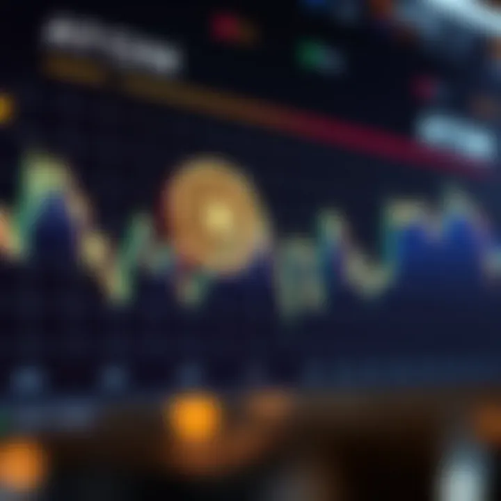 Graph displaying the fluctuations and trends in ATOM cryptocurrency price over time