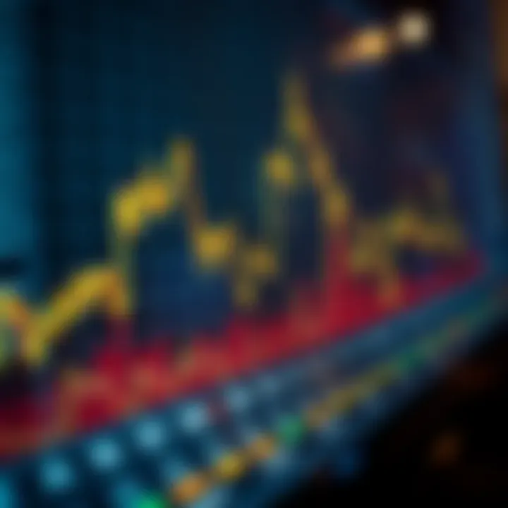 Graph showing price trends and market fluctuations of ATOM cryptocurrency