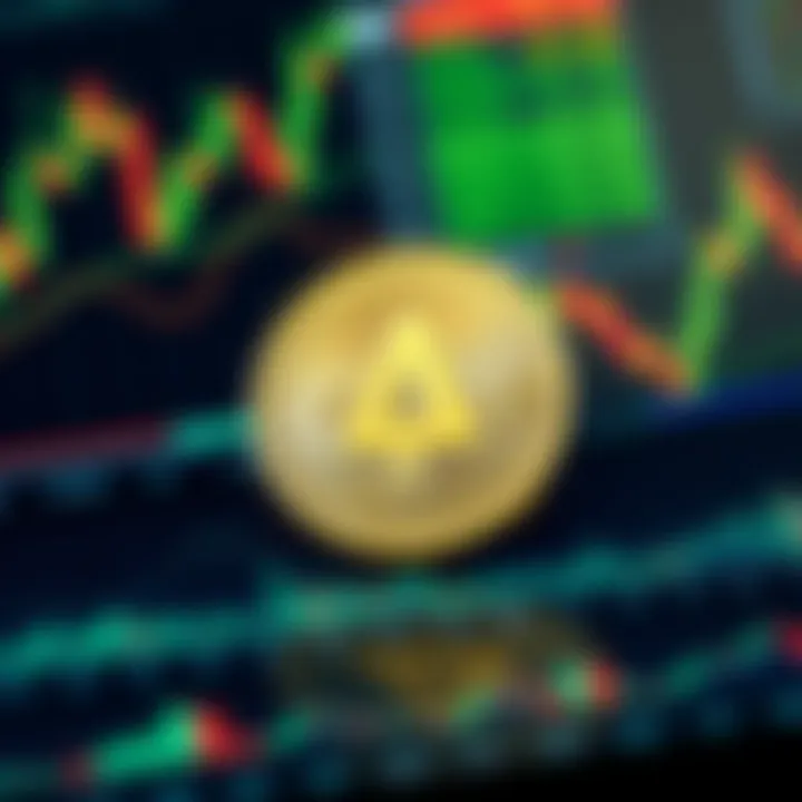 Illustration of market data charts and technical indicators for AXS coin investment insights