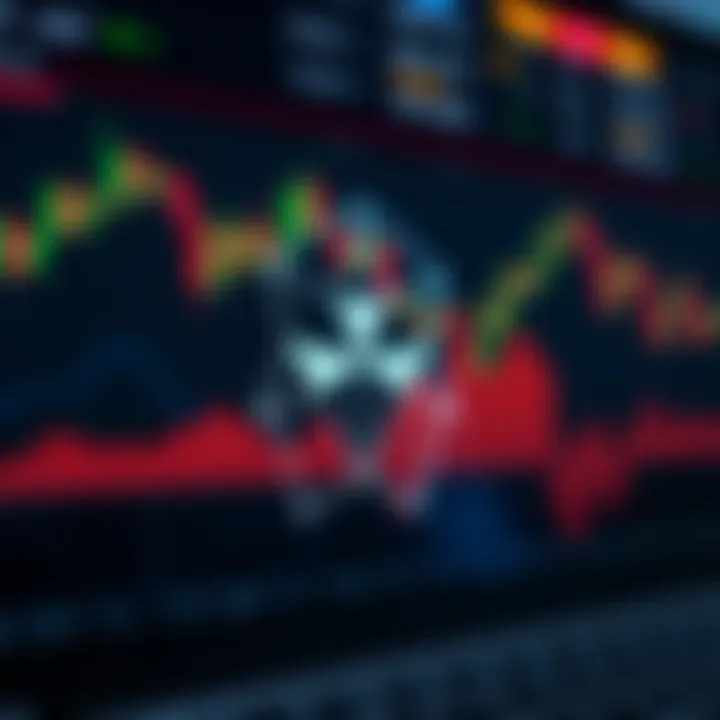 Cardano Partnerships and Market Development Graphic representation of Cardano partnerships and market trends with digital charts