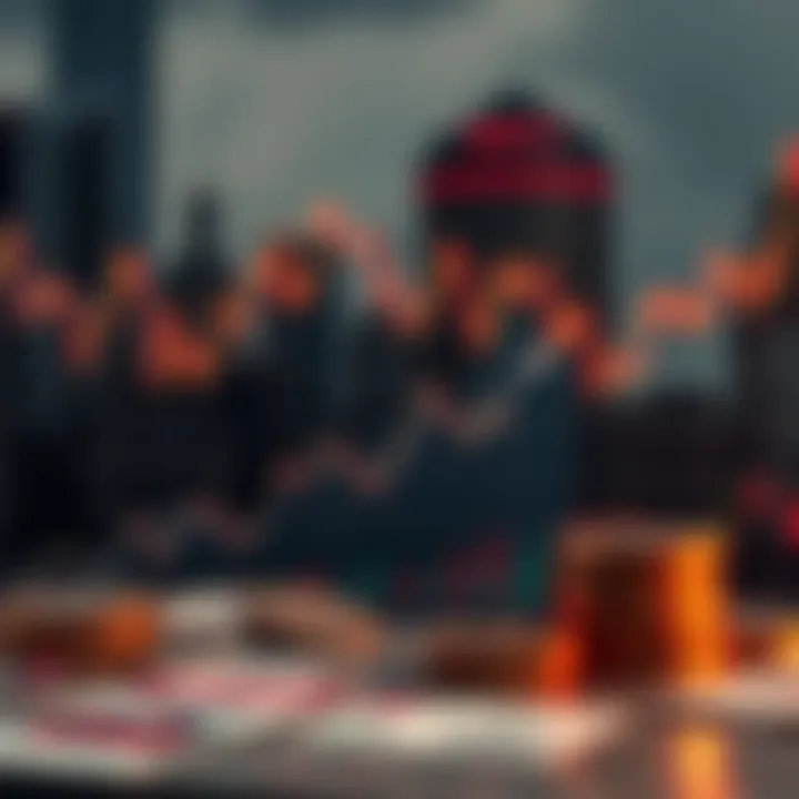 Graph showing currency exchange rates with Pakistani rupee and foreign currencies against economic backdrop