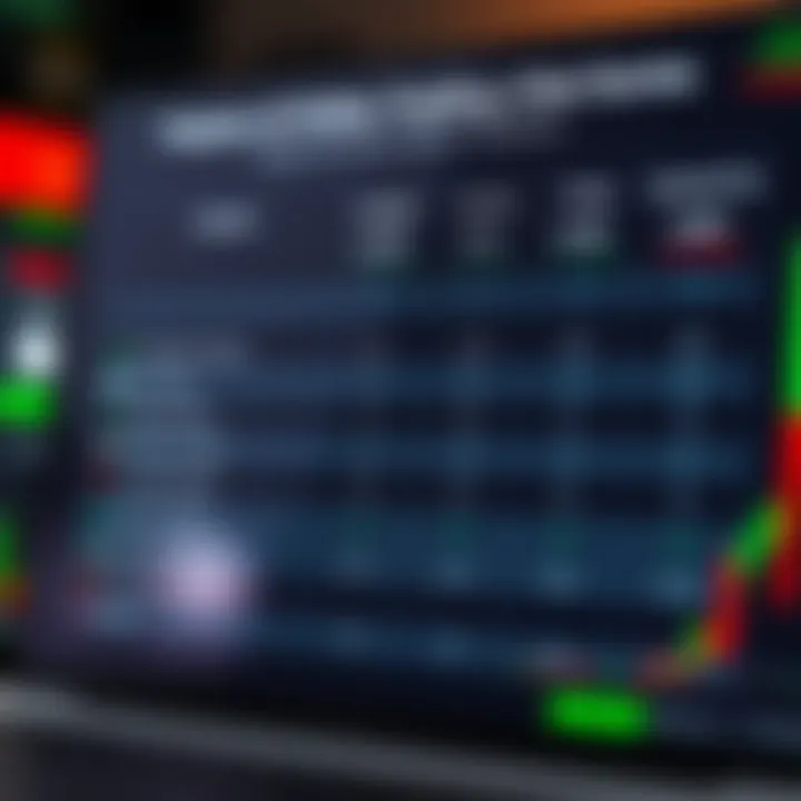 Comparison chart displaying features and fees of popular online trading platforms in Pakistan