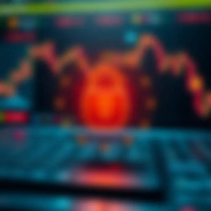 Secure digital padlock icon symbolizing strong security measures for online trading