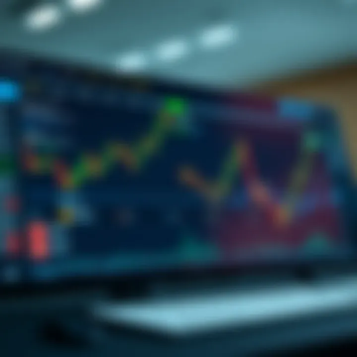 Dashboard showcasing TradingView social network features including user comments and trading ideas