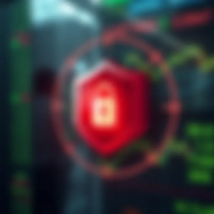 Security shield icon representing secure transactions and account protection