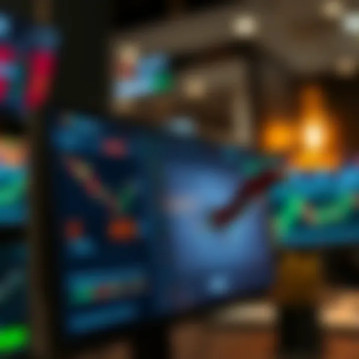 Digital interface displaying various trading options with focus on ethical investment principles