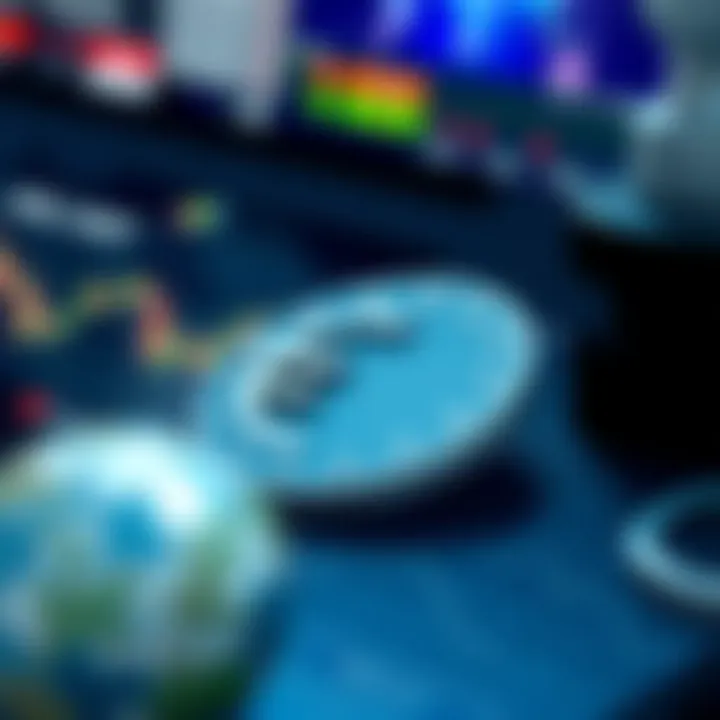 Geopolitical Impacts and Trading Insights for EUR/USD Pair Visual representation of geopolitical factors affecting EUR/USD currency pair with trading strategy elements