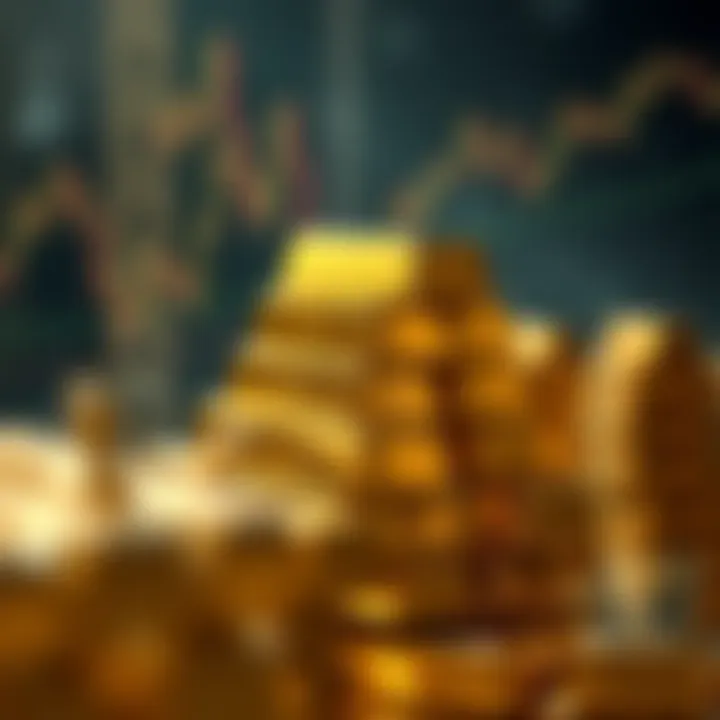 Golden bullion bars stacked symbolizing wealth and global trade dynamics