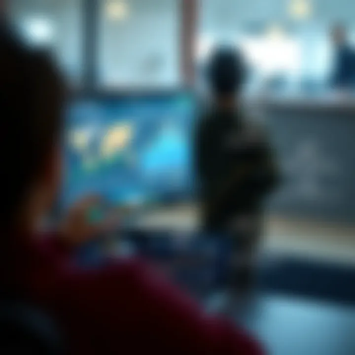 Diagram illustrating key features of trading platforms including security and usability