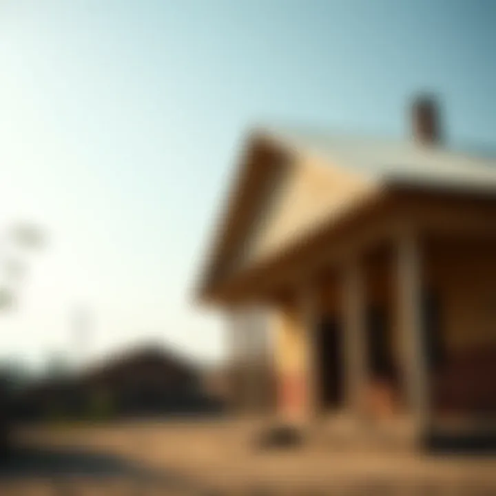 Rural school building showing infrastructure challenges in remote areas