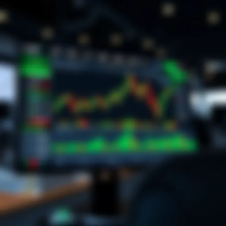 Dashboard view of the Pocket Option trading platform showing market graphs and trading options