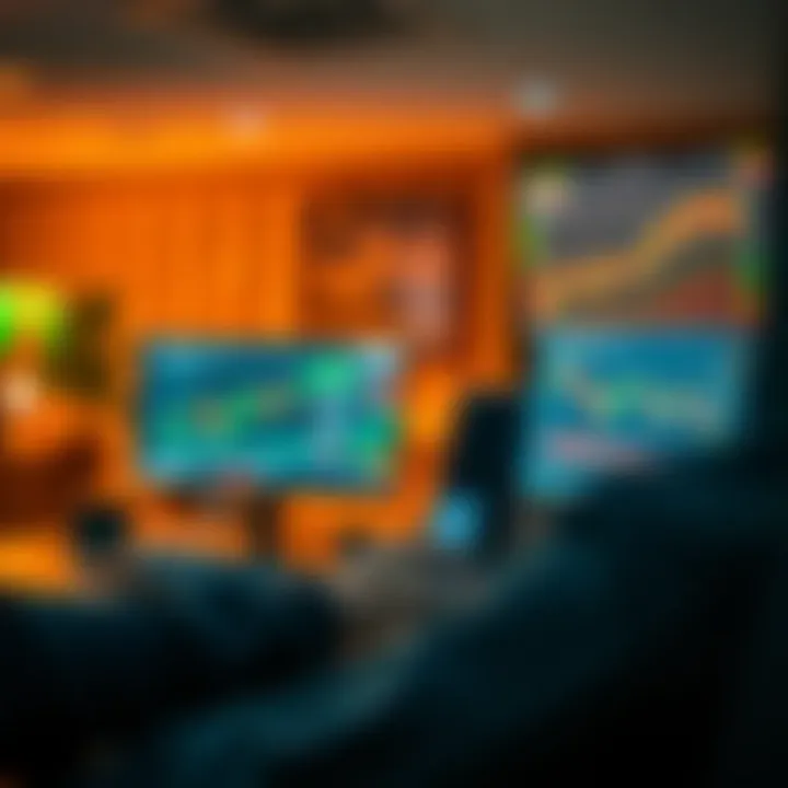 Illustration showing selection of reliable forex brokers with emphasis on local regulations and trading platforms