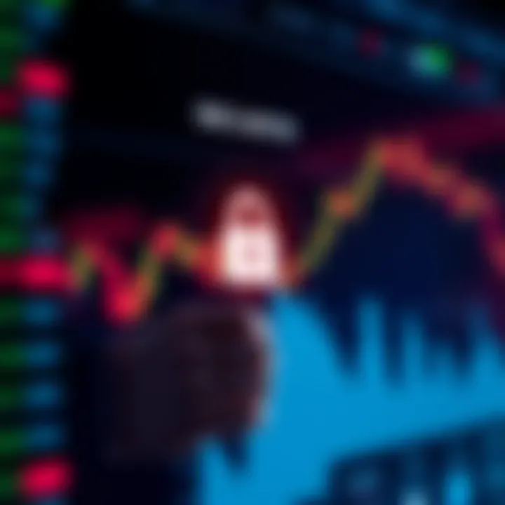 Secure login interface emphasizing safety features for online trading