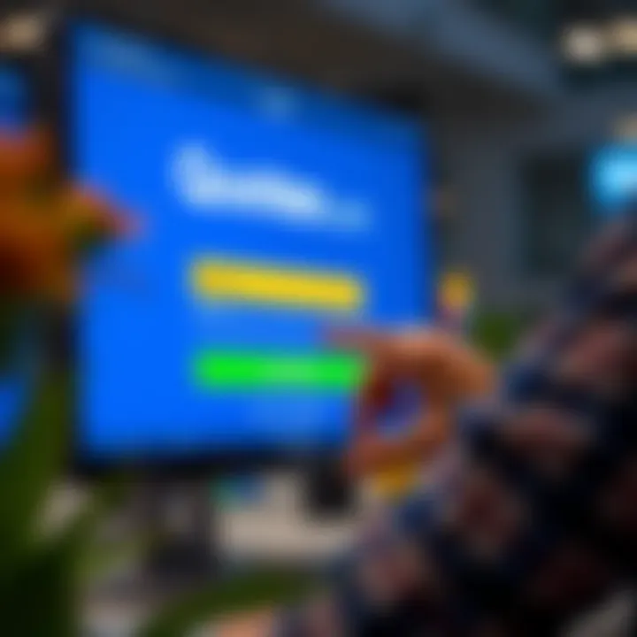User entering login credentials on Quotex.com trading platform interface