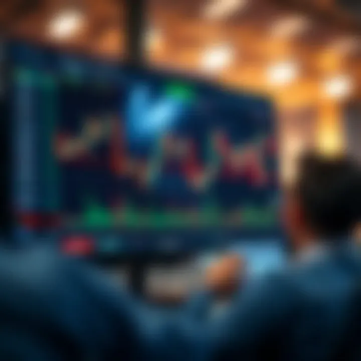 Interactive TradingView chart displaying candlestick patterns and technical indicators for market analysis