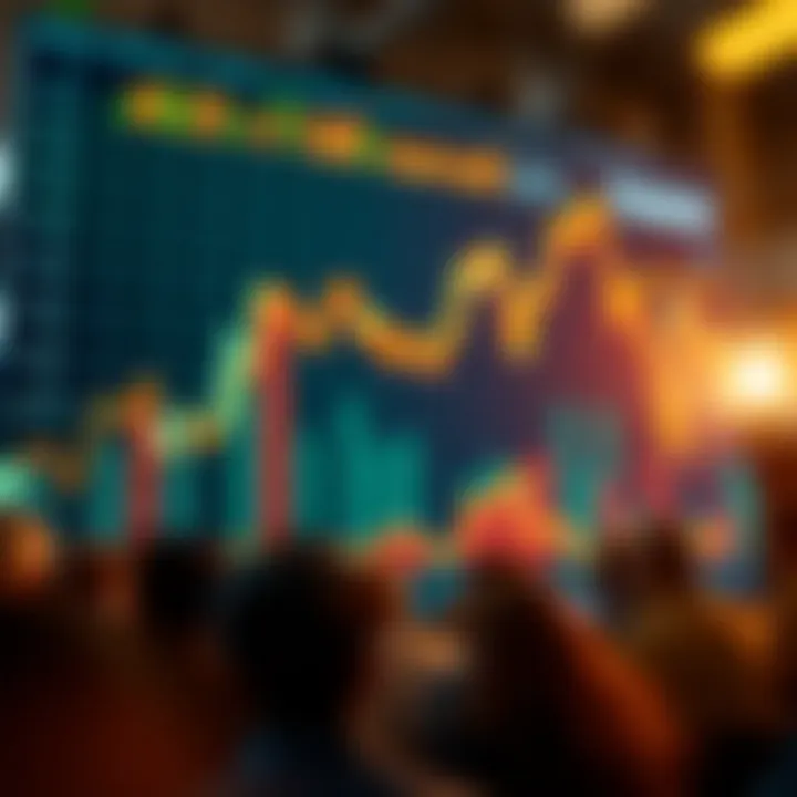 Graph showing financial growth and rising investment trends in Pakistan market
