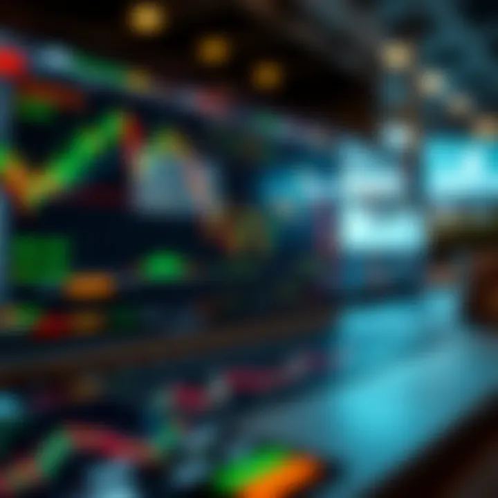 Illustration of financial charts and graphs representing Contract for Difference trading concepts