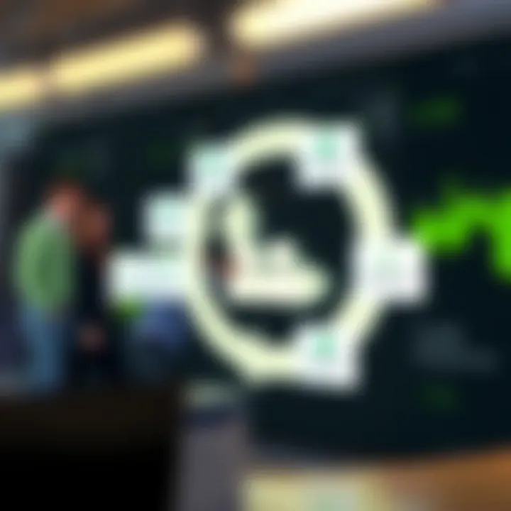 Diagram illustrating the flow of cryptocurrency trading signals within a WhatsApp group