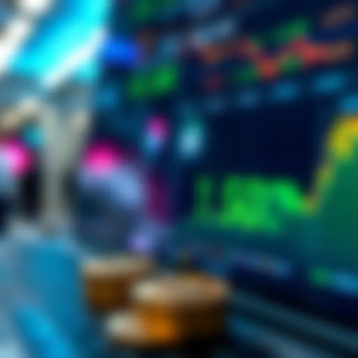 Illustration of digital currency exchange platform displaying Solana to USD rate