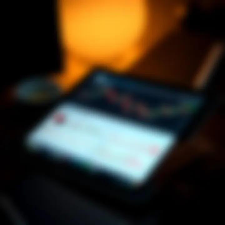 Free PDF Guides for Crypto Trading and Chart Analysis Screenshot of a digital PDF guide open on a tablet showing detailed crypto trading strategies and chart analysis