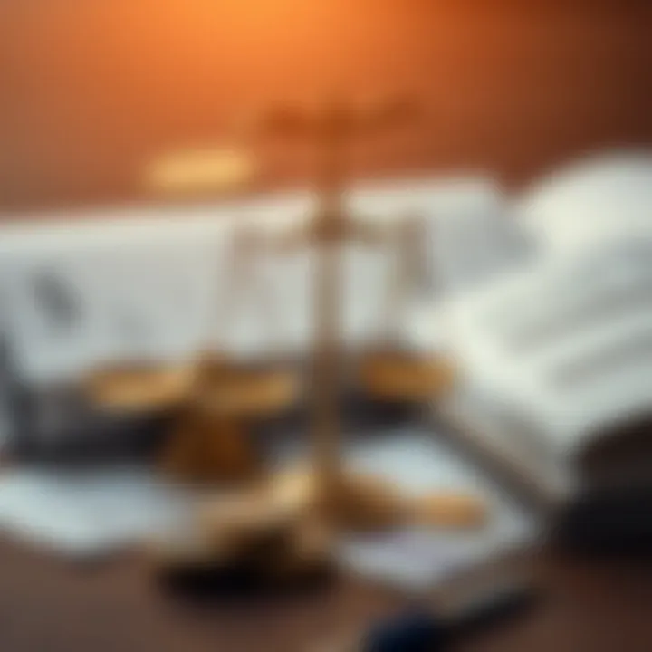 Graphical representation of regulatory scales and legal documents symbolizing financial laws in Pakistan