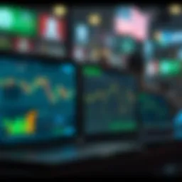 Key Online Trade Platforms in Pakistan Digital devices showcasing popular online trade platforms used in Pakistan
