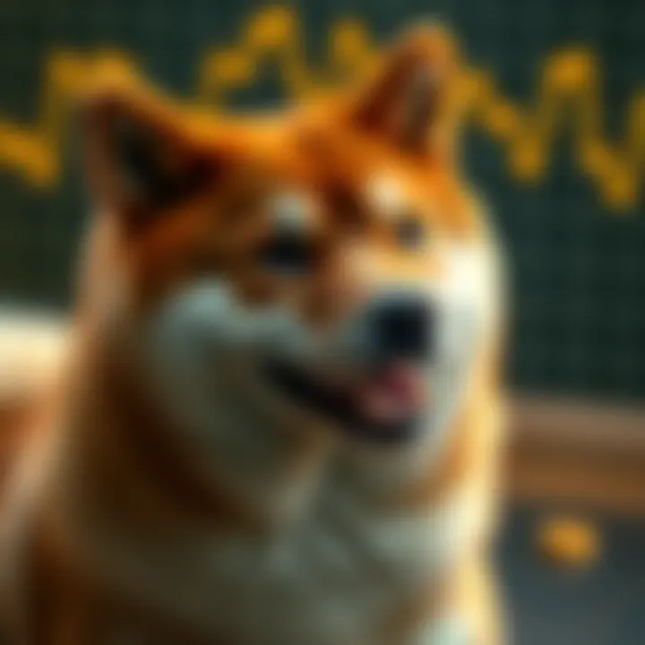 Graph illustrating the historical price fluctuations of Shiba Inu cryptocurrency over time