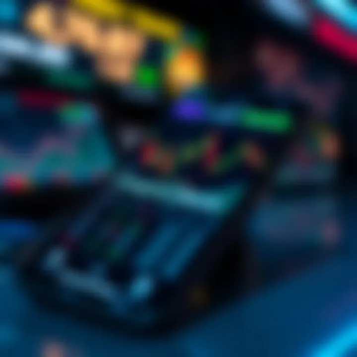 Forex currency exchange rates and graphs on a smartphone screen illustrating forex trading