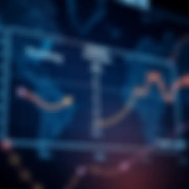 Graph illustrating trade flow between countries with arrows representing import and export volumes