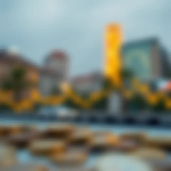 Graph illustrating the fluctuations in the USD to PKR exchange rate over time