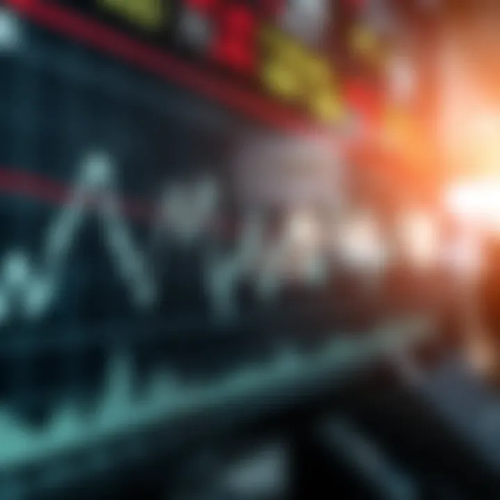 Graph showing fluctuations in USD to PKR exchange rate reflecting market trends