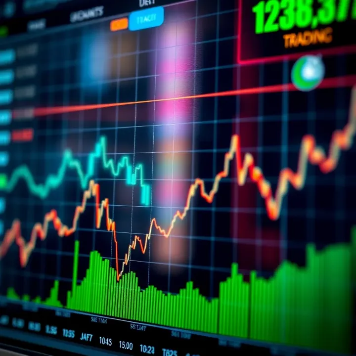 Graph showing currency exchange rate trends in Pakistan highlighting market fluctuations