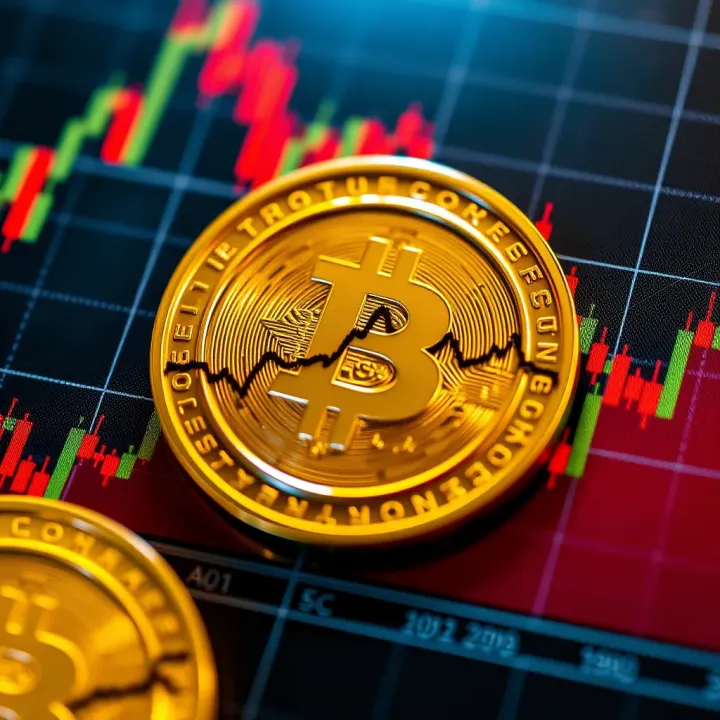 Graph showing upward and downward trends in Comp Coin prices with market indicators