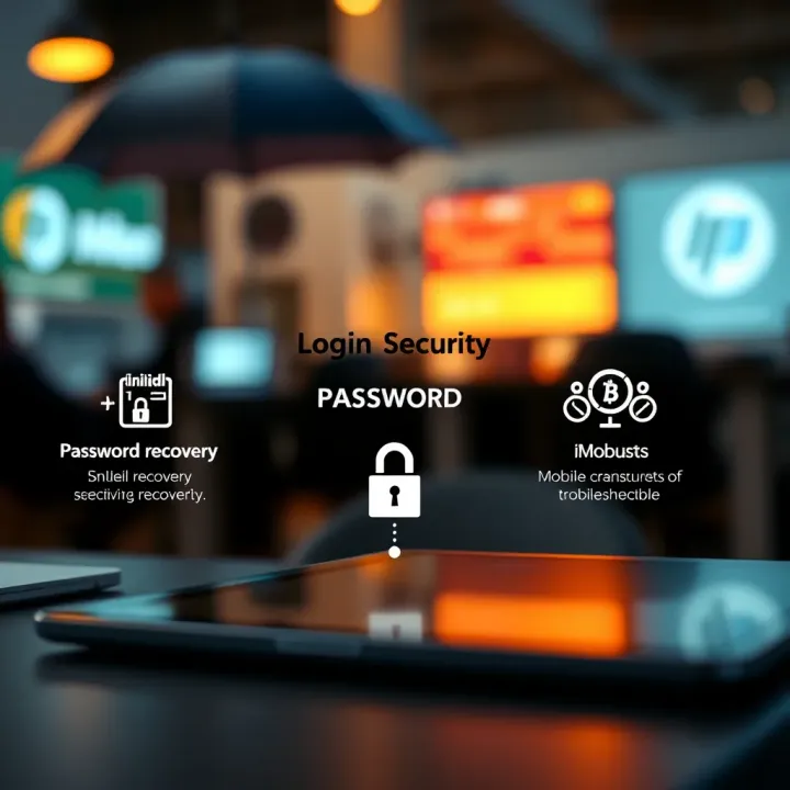 Password Recovery and Security Features for IQ Login Illustration of password recovery options highlighting security measures and mobile compatibility for IQ