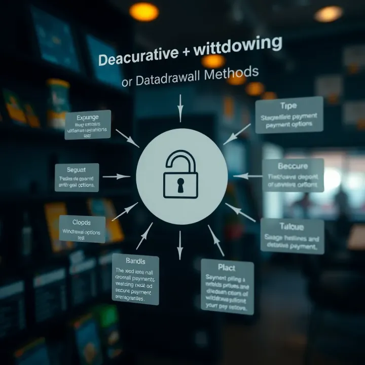 Diagram illustrating secure online payment options and withdrawal methods available for Pakistani traders