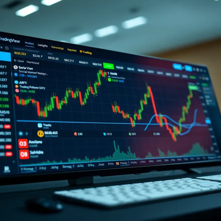 TradingView Social Network Features for Traders Dashboard showcasing TradingView social network features including user comments and trading ideas