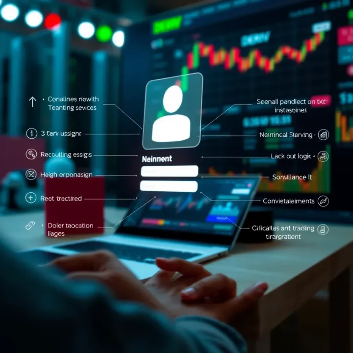 Visual guide illustrating common login issues and solutions for Deriv users