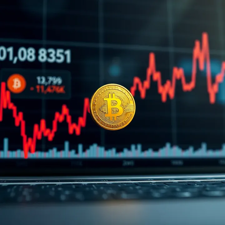 Graph displaying Dogecoin price fluctuations over recent months