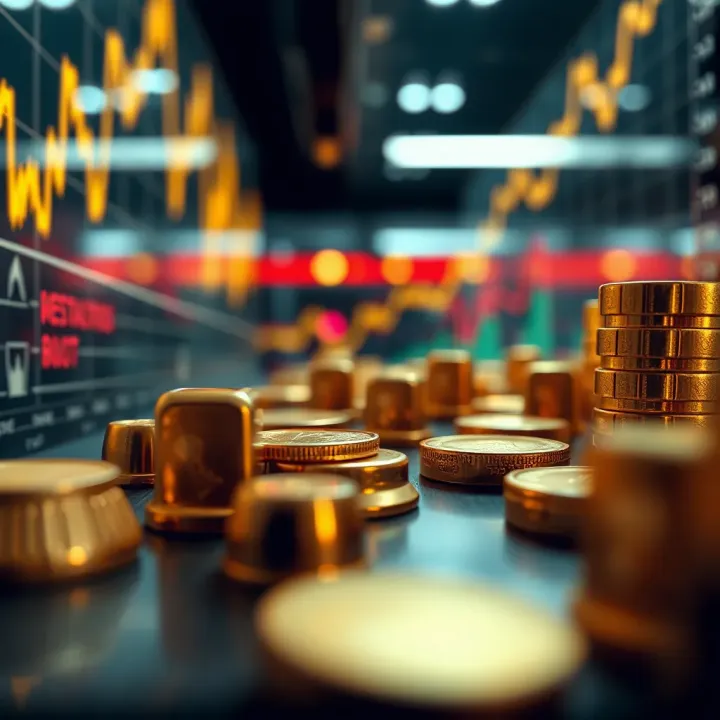 Visual representation of economic factors influencing investment in gold