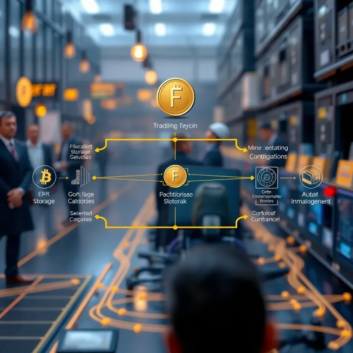 Diagram illustrating Filecoin decentralized storage network architecture and its technological components