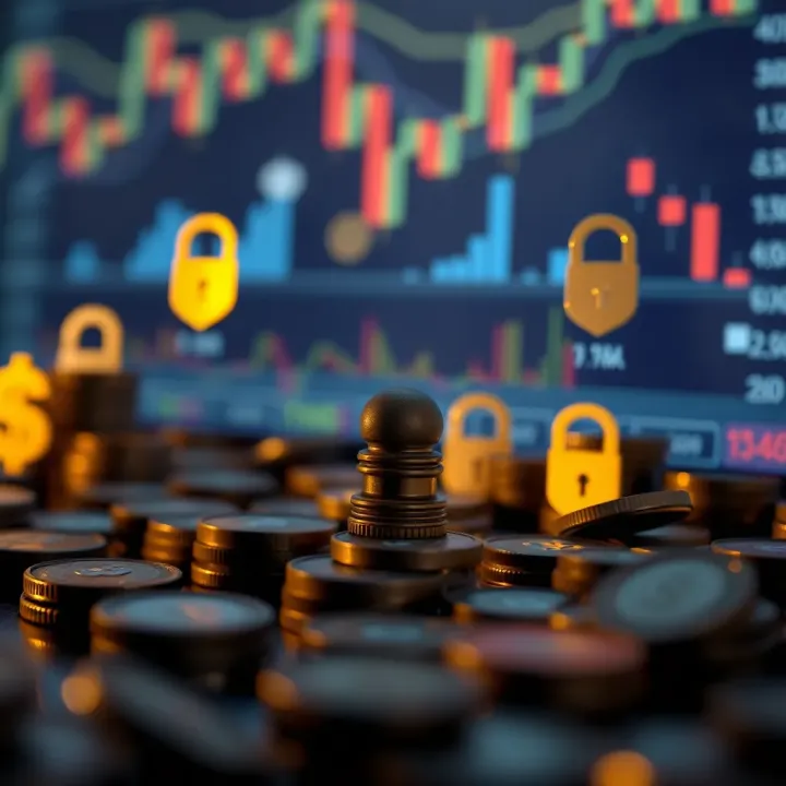 Risk Management Approaches in Forex Trading Conceptual graphic depicting risk management strategies in forex trading with protective icons and currency elements