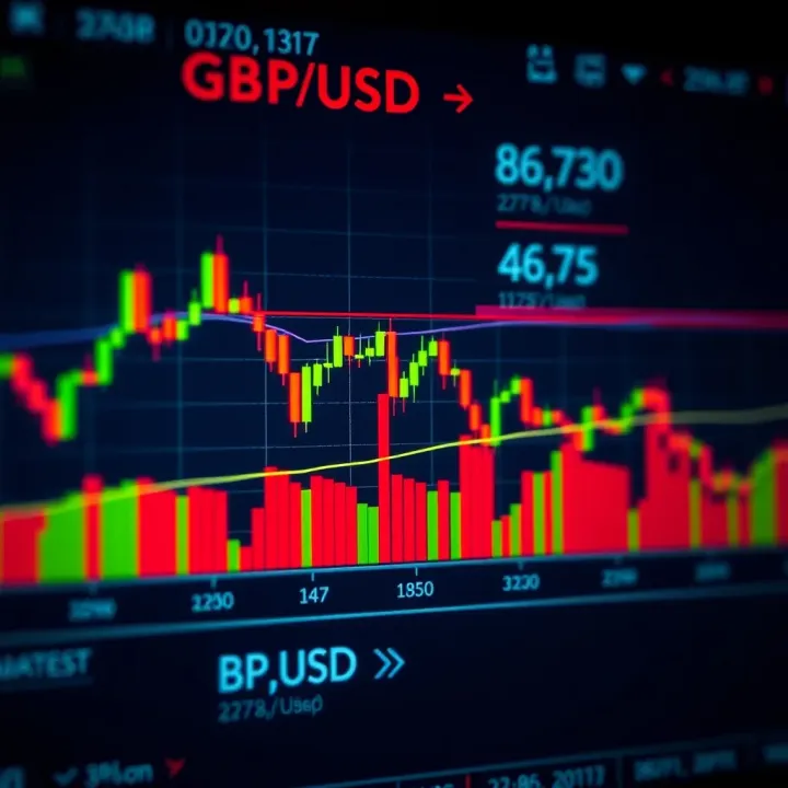 Technical analysis chart highlighting support and resistance levels for GBP/USD pair