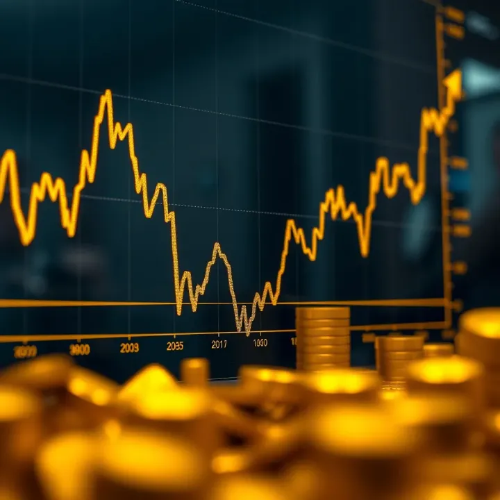 Gold Price Trends and Variations in Pakistan Graph depicting fluctuations in gold prices in Pakistan over recent months