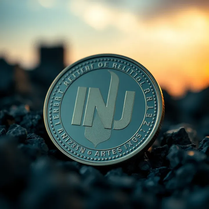 Visual representation of factors influencing INJ Coin including technical analysis and market trends