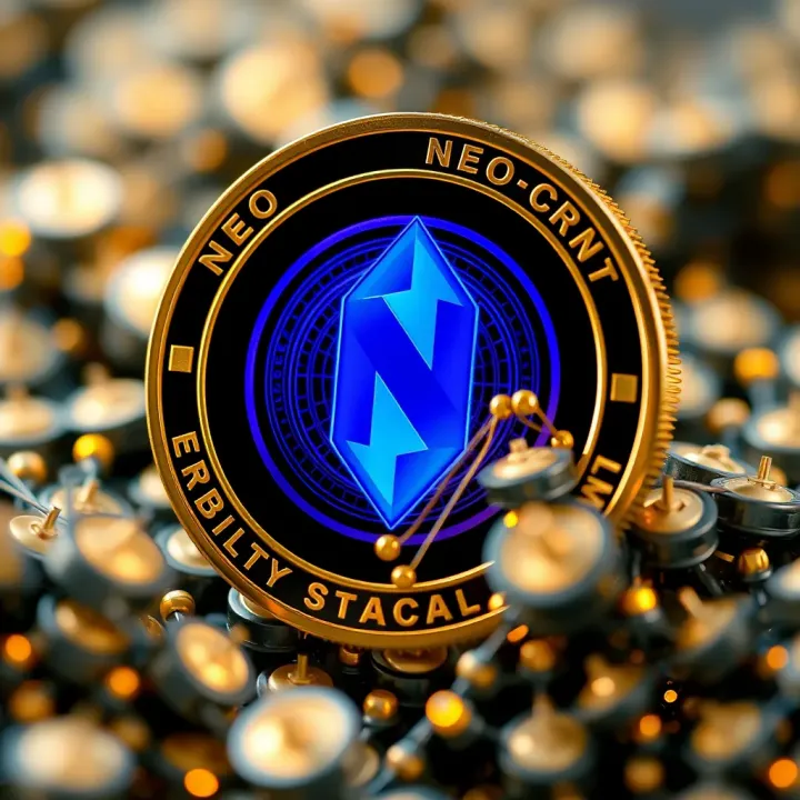 Digital representation of blockchain technology symbolizing Neo's role in the cryptocurrency ecosystem