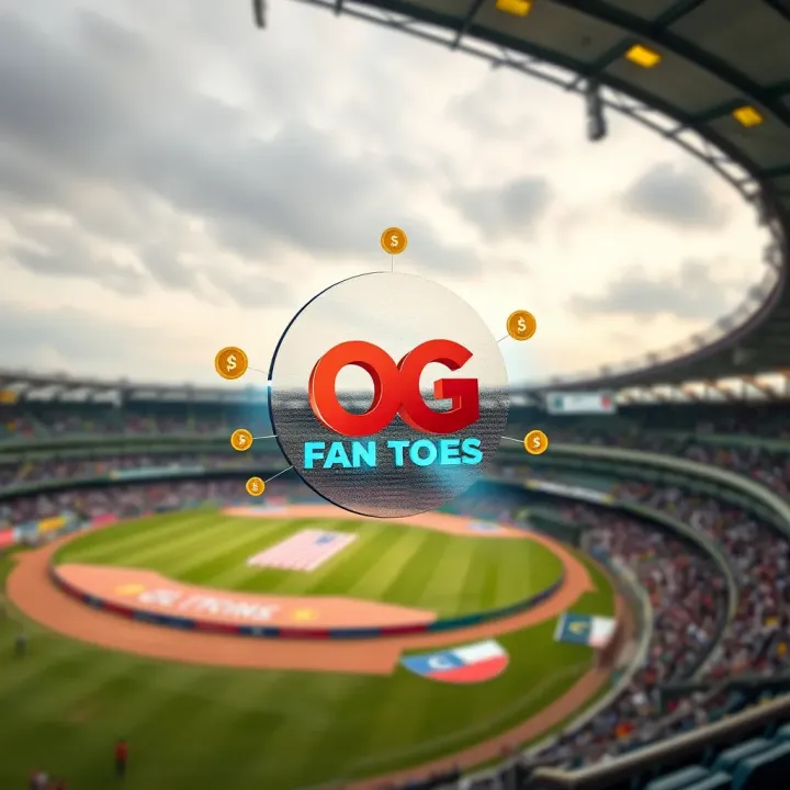 Pakistani cricket stadium with digital overlay representing fan token interaction