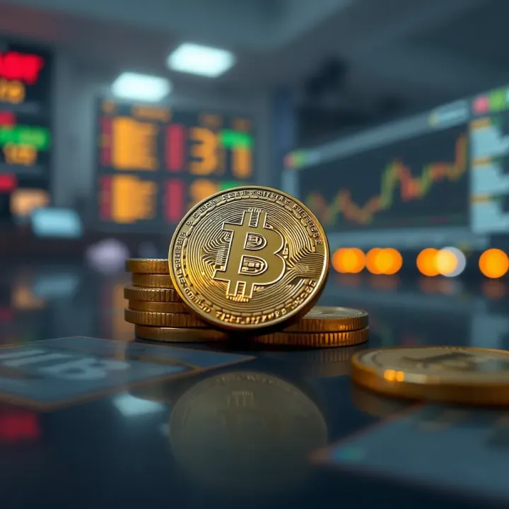 Illustration of blockchain technology and economic indicators impacting PHB coin in Pakistan